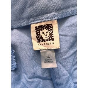 Anne Klein Light Blue Ankle Pants Size 16